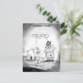 Hoe kan het een grote hond schimmeltje zijn, Carto Briefkaart (Staand voorkant)