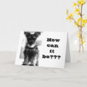 HOE KAN IK AFSCHEID NEMEN VAN JOU? *** KAART (Gele Bloem)