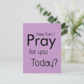 Hoe kan ik bidden voor de kerk direct mail briefkaart (Staand voorkant)