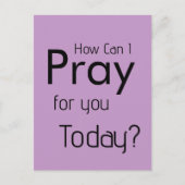 Hoe kan ik bidden voor de kerk direct mail briefkaart (Voorkant)