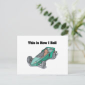 Hoe kan ik draaien (Go Cart) Briefkaart (Staand voorkant)