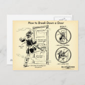 Hoe kan ik een Briefkaart van de deur onderbreken? (Voorkant / Achterkant)