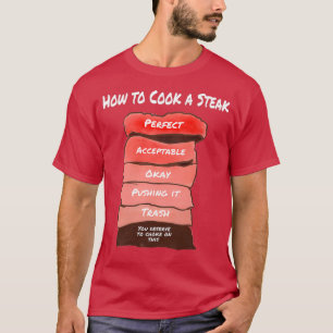 Hoe kan ik een steak maken? t-shirt