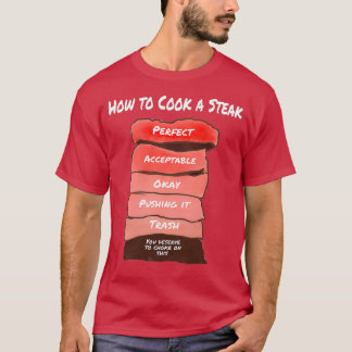 Hoe kan ik een steak maken? t-shirt