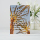 Hoe kan ik het Wenskaart van het Flat Prayer begee Kaart (Staand voorkant)