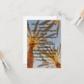 Hoe kan ik het Wenskaart van het Flat Prayer begee Kaart (Voorkant / Achterkant in situ)