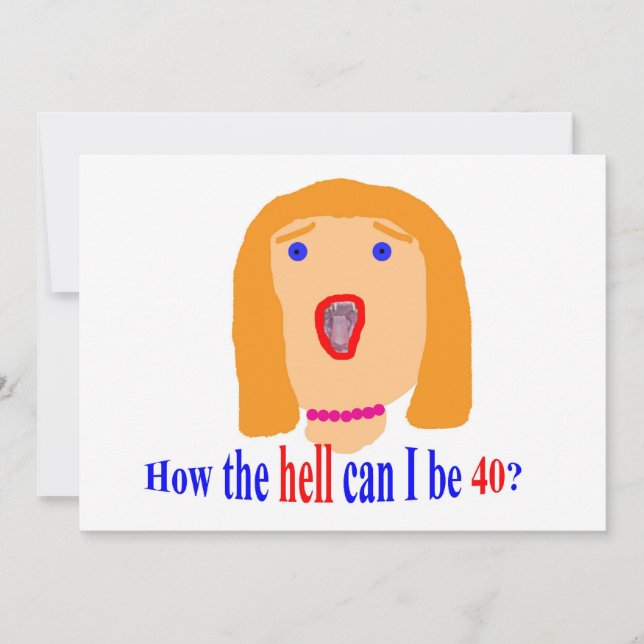Hoe kan ik in godsnaam 40 zijn? (Voorkant)