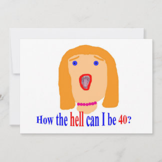 Hoe kan ik in godsnaam 40 zijn?