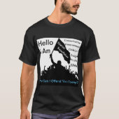 Hoe kan ik je vandaag aanbieden? t-shirt (Voorkant)