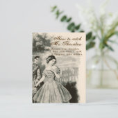 Hoe kan ik Mr Thornton vangen? Briefkaart (Staand voorkant)