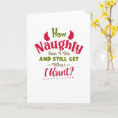 Hoe kan ik Naughty worden? Kaart (Gele Bloem)