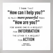 Hoe kan ik u helpen? poster (Voorkant)