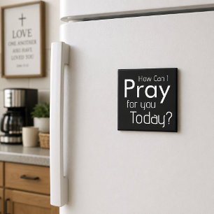 Hoe kan ik voor JOU bidden? Christelijk Magneet