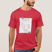 Hoe kan je een pap-informatieblad parody assembler t-shirt (Voorkant)