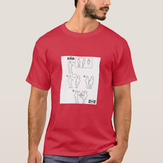 Hoe kan je een pap-informatieblad parody assembler t-shirt (Voorkant)