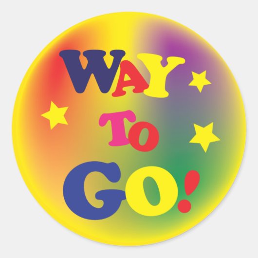 Hoe kan je gaan? ronde sticker (Voorkant)