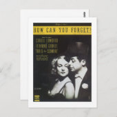 Hoe kan je het vergeten? Hoesje Briefkaart (Voorkant / Achterkant)