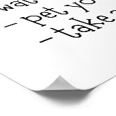 Hoe kan je je beter voelen - Eenvoudige tips voor  Poster (Hoek)