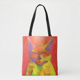 Hoe kan je me dienen? Cat Art Tote Bag
