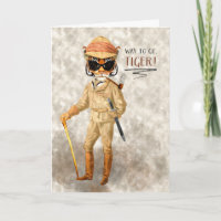Hoe kan je met Tiger Congrats Hipster Safari Tiger