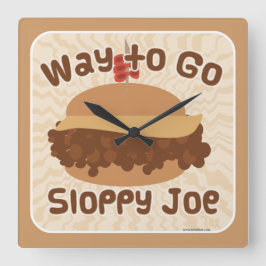 Hoe kan je naar Sloppy Joe? Vierkante Klok