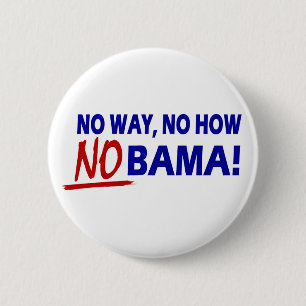 Hoe kan Nobama nu niet!!! Ronde Button 5,7 Cm