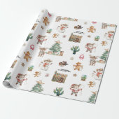 Hoe Kerstmis | Leuke Westerse Persoonlijke Cadeaupapier (Uitgerold)