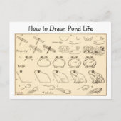Hoe Kikkers  Briefkaart te tekenen (Voorkant)