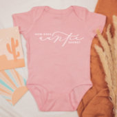 Hoe klinkt tante Baby aankondigingsgeschenk Romper