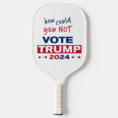 Hoe kon je niet stemmen TRUMP 2024 Pickleball Paddle (Achterkant)