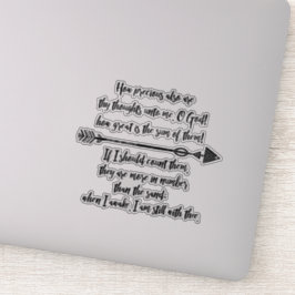 Hoe kostbaar Bijbelvers Sticker