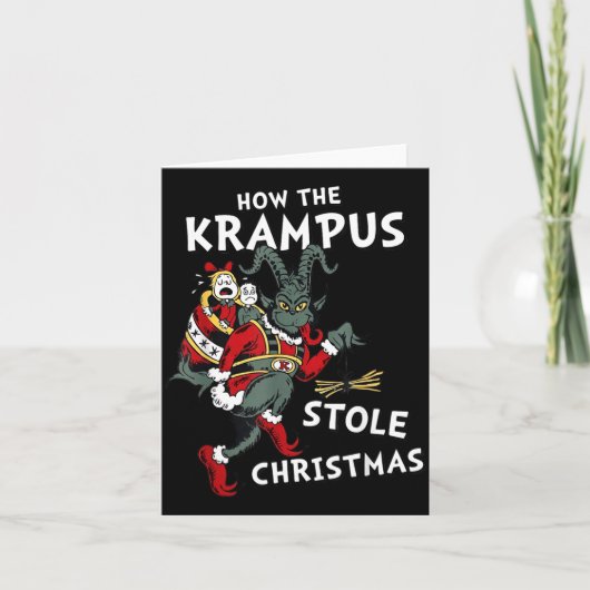 Hoe Krampus Kerstmis stal  Kaart (Voorkant)