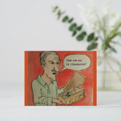 Hoe kun je zorgen maken? Briefkaart (Staand voorkant)