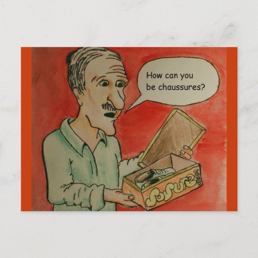 Hoe kun je zorgen maken? Briefkaart (Voorkant)