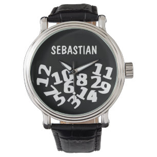 Hoe laat ik ook ben, gepersonaliseerd horloge