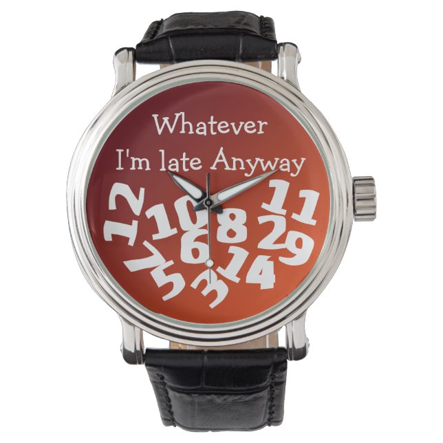 Hoe laat ik ook ben horloge (Voorkant)