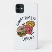 Hoe laat is de lunch Case-Mate iPhone case (Achterkant)