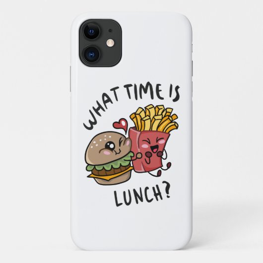 Hoe laat is de lunch Case-Mate iPhone case (Achterkant)