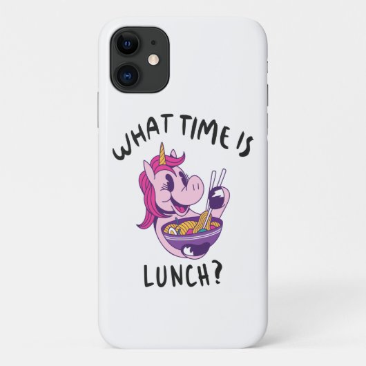 Hoe laat is de lunch Case-Mate iPhone case (Achterkant)