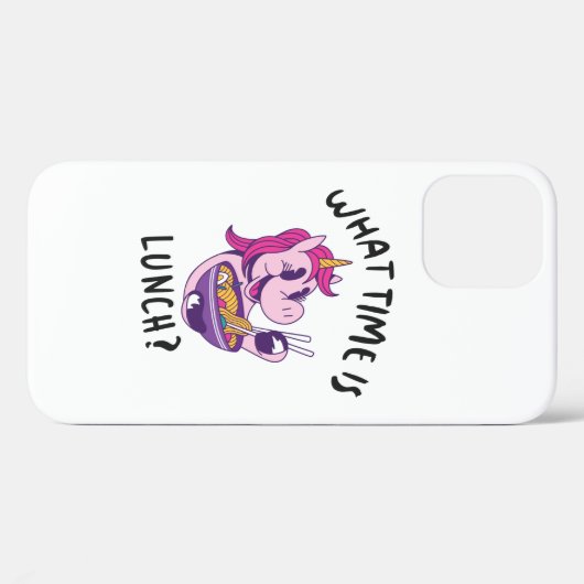 Hoe laat is de lunch Case-Mate iPhone case (Achterkant (horizontaal))