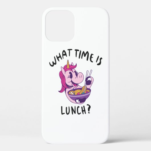Hoe laat is de lunch Case-Mate iPhone case (Achterkant)