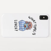 Hoe laat is de lunch Case-Mate iPhone case (Achterkant (horizontaal))