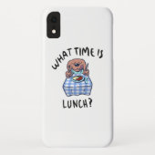 Hoe laat is de lunch Case-Mate iPhone case (Achterkant)
