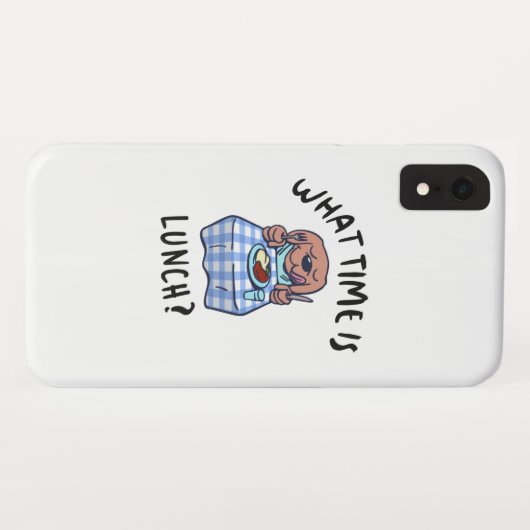 Hoe laat is de lunch Case-Mate iPhone case (Achterkant (horizontaal))