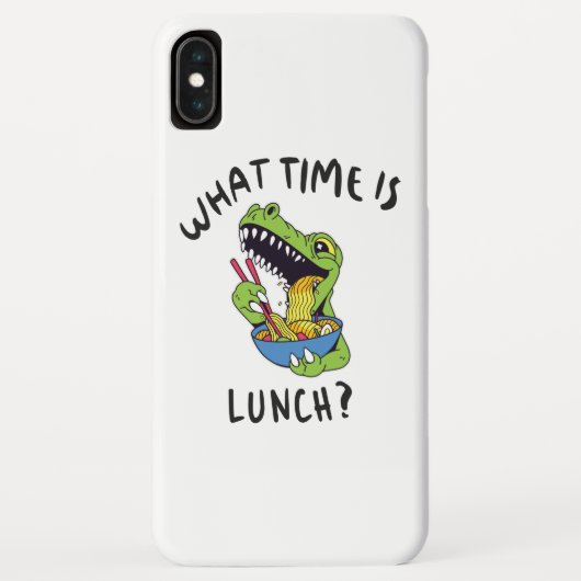 Hoe laat is de lunch Case-Mate iPhone case (Achterkant)
