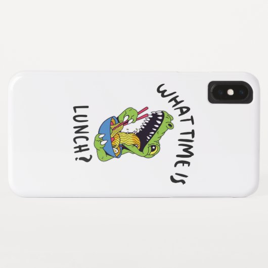 Hoe laat is de lunch Case-Mate iPhone case (Achterkant (horizontaal))