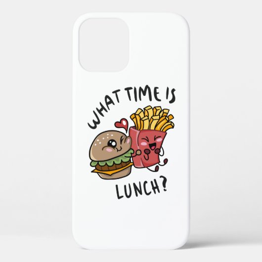 Hoe laat is de lunch Case-Mate iPhone case (Achterkant)