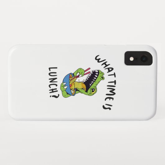 Hoe laat is de lunch Case-Mate iPhone case (Achterkant (horizontaal))