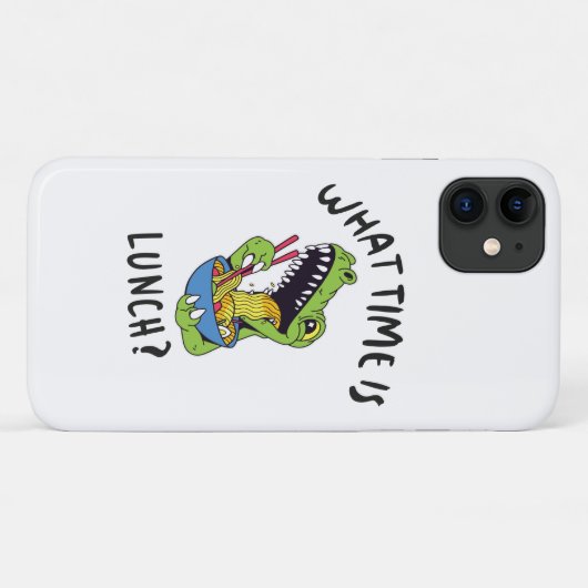 Hoe laat is de lunch Case-Mate iPhone case (Achterkant (horizontaal))