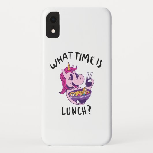 Hoe laat is de lunch? Case-Mate iPhone case (Achterkant)